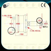 36v cusomer made dc motor