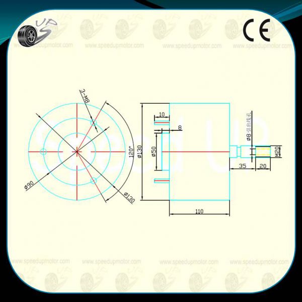 customized dc motor kit